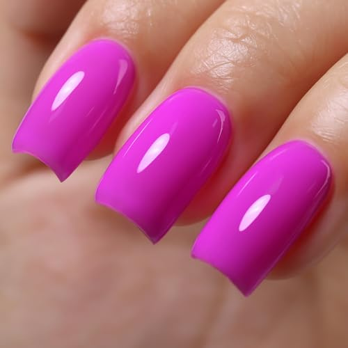 Firedeep 10ml Purple Gel Polish Hema Free Long Lasting Soak Off Salon DIY Gift for Women 1Pcs