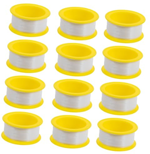 NUOBESTY 100pcs Plumbers Sealant Tape Ptfe Thread Seal Tape for Shower Head and Water Pipe Leak Repair for Quick Plumbing Fixes