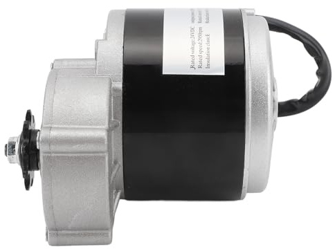 HUIOP 24 V 1000 W Elektrischer Fahrrad-Untersetzungs-Elektromotor, Aluminiumgehäuse, Geräuscharm, Benutzerfreundliches Design für die Nachrüstung von Elektro-Dreirädern, Go-Karts