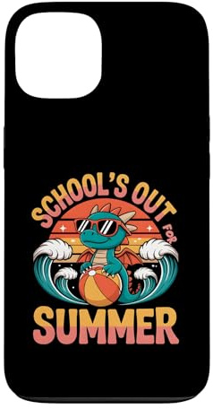 Retro Schools Out For Summer Teacher Dragon And Ball Wave Case for iPhone 13