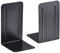 Acrimet Premium Buchstützen aus Metall rutschfest Schwerlast 17.5 x 10 x 11.7 cm (Schwarz) (1 Paar)