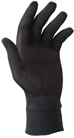 Steiner Men's Silk Inner Gloves - Black, Small