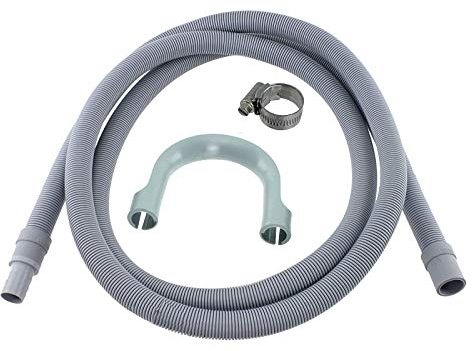 SPARES2GO Drain Hose Extension for Zanussi Dishwasher (2.5M, 19mm / 22mm)