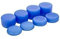 Confezione di 8 pezzi Analog controller Gamepad sollevato antiscivolo pollice stick Grips thumbsticks joystick Cap cover per PS4, PS3, interruttore Pro, Xbox One, Xbox 360, Wii U, PS2 controller (blu)