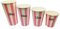 Disposable Party Milkshake Birthday Cold Drink Paper Cups - 16oz - Pack of 50 - Pink