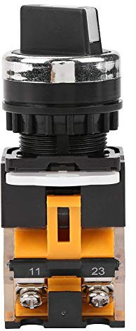 Interruptor giratorio de 3 posiciones 3 Posición 2NO Selector de Mantener Interruptor Giratorio LA38-20X3 Para Control Remoto en Circuitos Eléctricos