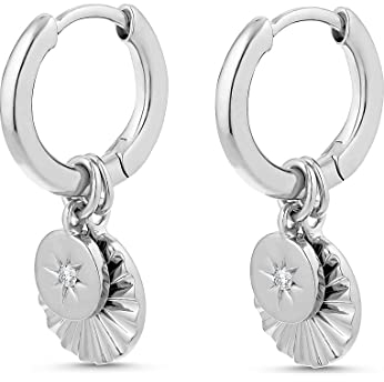 Guido Maria Kretschmer Damen-Creolen Guido Maria Kretschmer 925er Silber 2 Diamant One Size, Silber 32012788