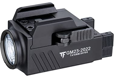 TrustFire Lampe Pistolet Tactique, GM23 800LM LED Lampe Militaire Lumière Allume Lampe de poche à dégagement rapide brillant,Compatible avec Rail Pictinny glock 17/19/20/22.pour Chasse