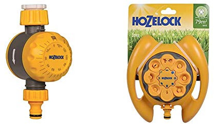 Hozelock Auto Off Controller & Multi Sprinkler 79m²