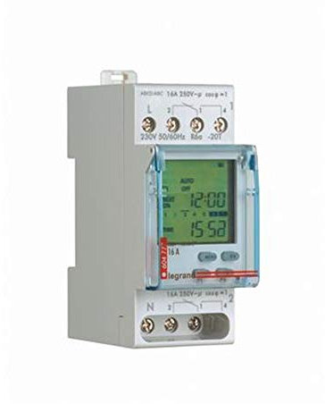 LEG 604774 Interrupteur digital horaire hebdomadaire 1 programme 28 canaux 2 modules