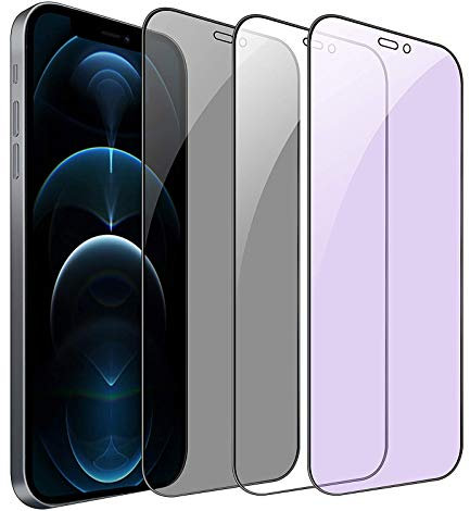NWNK13 iPhone 11 Pro/XS/X Screen Protector, Anti-Blue Light Filter, 9H Tempered Glass, 2 Pack