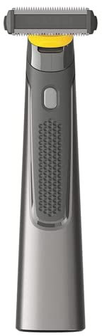 Youning Bartschneider USB Schnurlose Elektrisch Haartrimmer, Herren-Körperhaartrimmer, Körperrasierer Body Titanium Rasierer Herren mit Trimmerklinge Rasierer + 3 Rasierklingen (Schwarz)