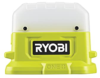 RYOBI 18 V ONE+ Akku-LED-Leuchte RLC18-0 (kompakt, Lichtstärke 3-fach verstellbar 40/200/500, ohne Akku und Ladegerät), Grün