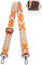 Taschengurt Bunter Schultergurt Tragegurt Breite 3.8cm Längenverstellbarer 75-135 cm für Schultertasche Tragetaschen,Silverblack Clasp,Orange