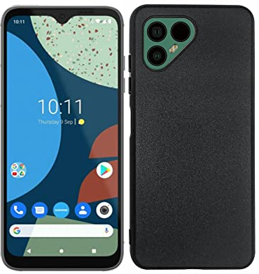 Generic fixgut® handyhülle kompatibel mit fairphone 4, weiche tpu schutzhülle schwarz