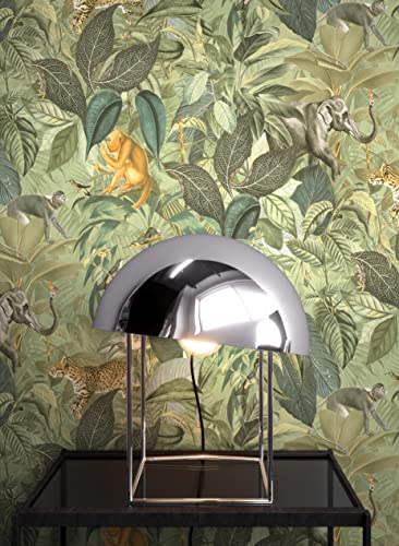 NEWROOM Tapete Grün Vliestapete Dschungel - Dschungeltapete Tropisch Blätter Monstera Struktur Floral inkl. Tapezier-Ratgeber
