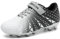 ASHION Fußballschuh Kinder Footballschuhe Outdoor Athletic Soccer Schuhe,B Silber,36 EU