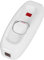 Tbest Interruttore a Cavo, Lampada da LED AC 250V 10A Inline ON/off con Luce Indicatrice LED (Bianca)