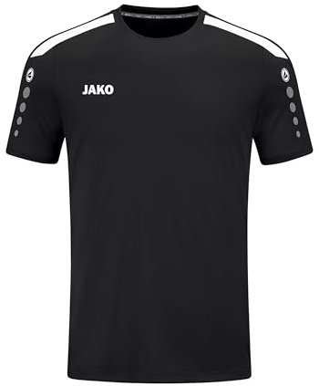 JAKO Herren Trikot Power (Kurzarm), Schwarz, M