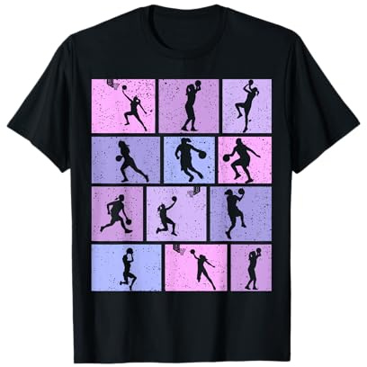 Basketball Mädchen Basketballerin Damen T-Shirt