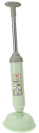 Cabilock Toilette Entstopfen Für Toilettenstau Toilettenentsperrer Klempnerwerkzeug Wc-schüssel-delogger Luftdruck-toilettenkolben Toilettenschüssel Kolben Handbuch Gummi Recorder