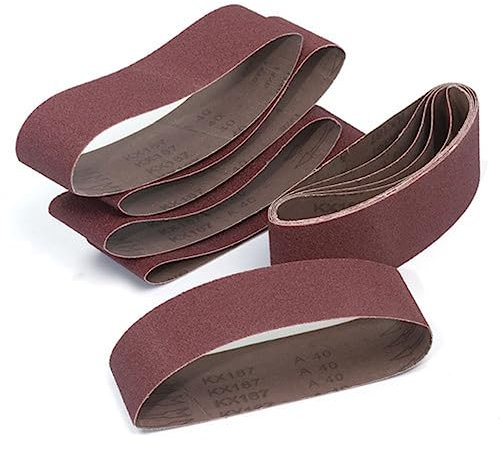 Aluminium Oxide Sanding Belts 76 X 533mm 60 GRIT - PK10