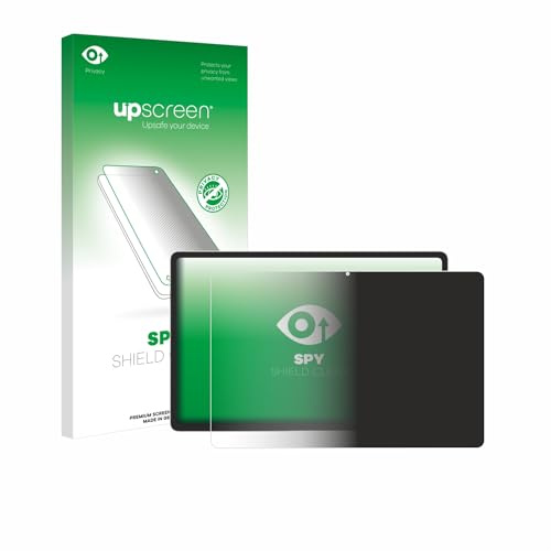 upscreen Blickschutzfolie für Samsung Galaxy Tab S9 Plus 5G | Anti-Spy Displayschutz Made in Germany Privacy Screen Protector Sichtschutz Blaulichtfilter Klare Folie