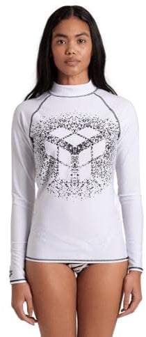 ARENA Maglia a Maniche Lunghe da Donna Graphic con Protezione UV