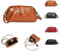 Goniome Langrents Retro Handtasche, Langrents Handtasche, Langrents Retro Handgefertigte Tasche, Premium Leder Retro Handgefertigte Tasche (Braun)