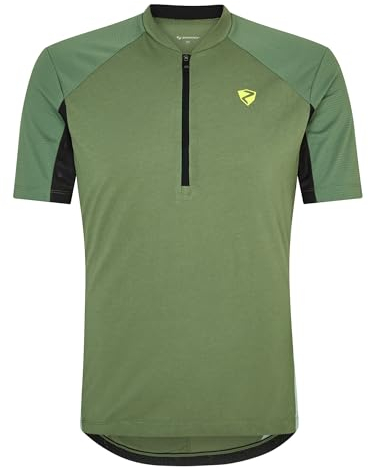 Ziener Herren NADEX Fahrradtrikot/Radtrikot - Mountainbike|Rennrad - atmungsaktiv,schnelltrocknend,elastisch,Kurzarm, Crocodile, 50