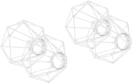 HEMOTON 4stücke Vintage Lampenschirme Im Diamant-design Retro Draht Lampenschirme Für Deckenlampen Geeignet Für Schlafzimmer Und Wohnräume