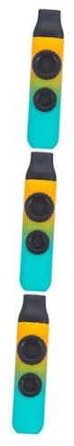 ifundom 3sätze Gradienfarben Kazoo Professionelles Musikinstrument Mit Einfachem Spielprinzip Für Erwachsene Als Begleiter Für Gitarre Ukulele Und Mehr