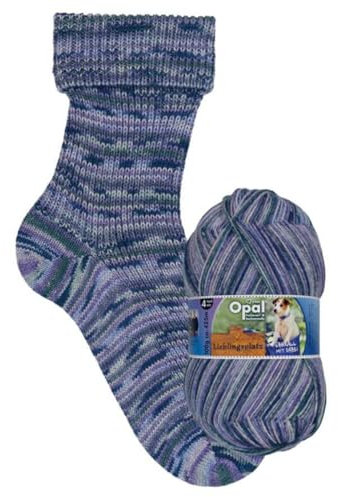 Opal Lieblingsplatz (425m) 4-fädig Garn - Wollmischung, zum Stricken von warmen Socken mit einzigartigen Farbmustern, 11462, 1 x 100g