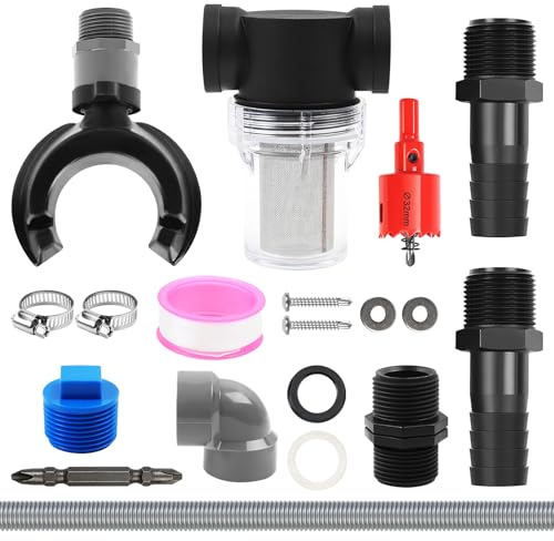 MaxAwe Regenwassersammler, 100-110mm Fallrohr Regensammler, Regensammler Regentonnen Anschluss Fallrohr Montagezubehör, Wasserdieb Regendieb Regentonnen Schlauch-Regensammler Verbinder für Dächer 90m²