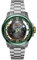 Nubeo Herren-Armbanduhr 48 mm Tranquility Automatik Limited Edition mit massivem Edelstahlarmband NB-6091, Quarter Green