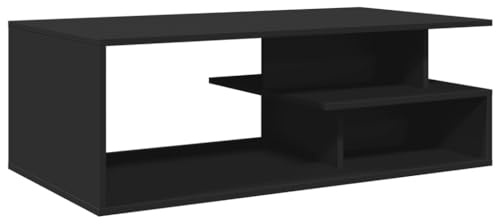 vidaXL Couchtisch Schwarz 102x55x35 cm Holzwerkstoff