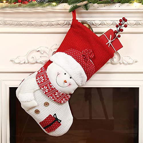 Große Weihnachtsstrümpfe, kariert, mit Manschette, Dekoration, Geschenktüte