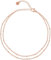 day.berlin Damen Fußkettchen Ava in Rosegold 18k vergoldet, Layered Fußkette mit kleinen Kugeln 22cm + 5cm variable Länge, 316L Edelstahl nickelfrei und wasserfest