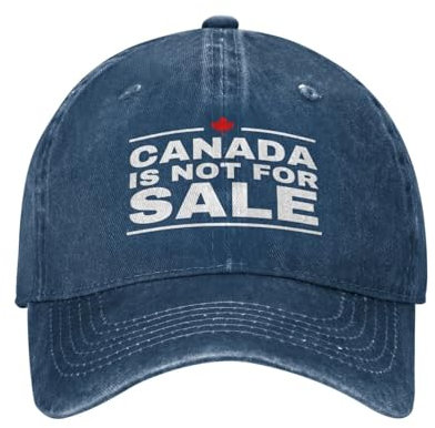 peiyeety Canada is Not for Sale Mütze Herren Damen Trucker Mütze Dad Baseball Cap Marineblau