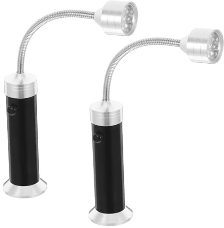 POPETPOP 2stücke Magnetische Grillleuchte Led-beleuchtung Für Draußen Flexibler Hals Und Bruchsicherer Linse Kompatibel Mit Holzkohle Und Gasgrills Für Grillabende Und Camping