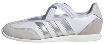 adidas BARREDA Mary Jane Shoes | Ballerina-Style Shoes, Low-Profile, T-Toe, Elastic Closure, Leather Upper, Rubber Outsole, Regular Fit, For Everyday Wear