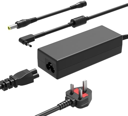 SLRIOYS 65W 45W Charger Compatible with ACER Aspire 3 5 1 15 14 V 13 R 14 Vero/Go 15 14 Switch 3 5 1 11 12 7 Spin 5 3 1 Chromebook CB3 CB5 C740 C910 C810 TravelMate P4 P2 P6 B3 X3 Extensa 15 Laptop