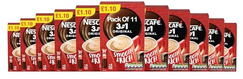 3in1 Instant Coffee 6 x 16g Sachets - ORIGINAL (Case of 11) | 66 Sachets Total – Convenient Coffee Mix – Rich & Creamy Taste – Ideal for Home, Office & Travel