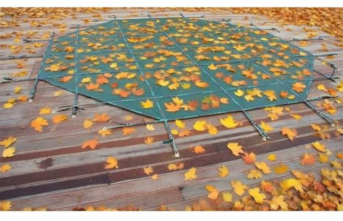 Copripiscina Rotondo Copertura Protettiva Invernale per Piscina Contro Foglie e detriti, Coperture Rotonde per Piscine domestiche interrate, Rete Rinforzata antistrappo(7ft/213cm)