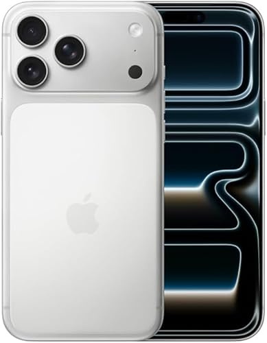 Apple iPhone 17 Pro Max, 256GB, SIM Global, Silber- Unlocked (Generalüberholt)