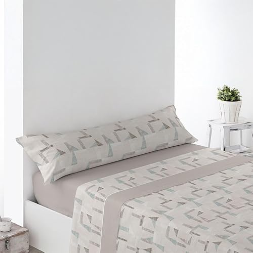 Rufino Díaz Juego Sábanas Pirineo Sama Invierno 3 Piezas (Beige - 150 cm) - Taco Extra Suave para Adultos e Infantil - Sensación acogedora y de Confort