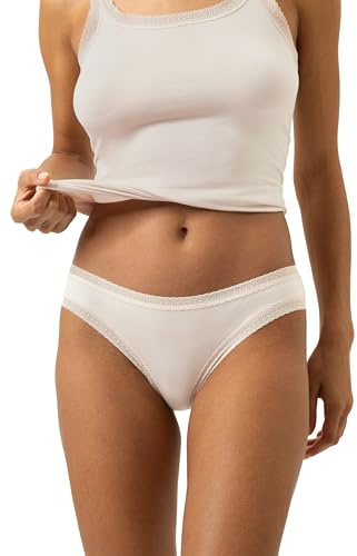 Mey Damen Hipster mit Spitze Serie Modal Lace | Tiefer, hüftiger Sitz, Mit elastischer Spitzenverzierung, Ohne Seitennähte, Baumwolleinsatz, Weicher Griff, Gr. XS-XXL