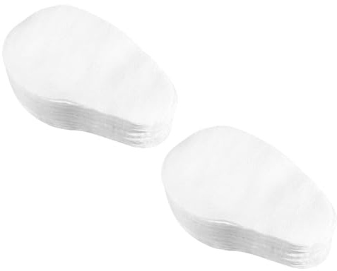 Generic Compresses Oculaires en Coton 200 Pcs Forme Mangue, Masque Yeux Confortable et Absorbant, Cache-œil Domestique pour Soins Ophtalmologiques et Relaxation à Domicile