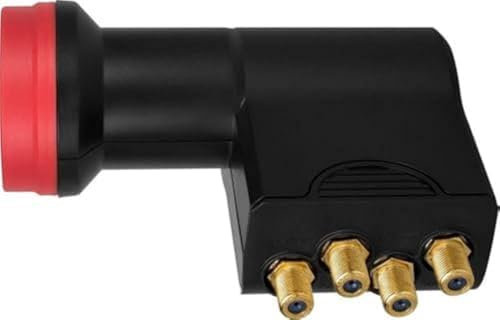 Megasat Diavolo Quad-LNB (0,1dB) Schwarz, Rot