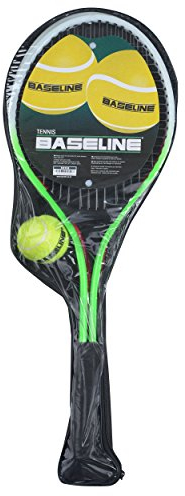 Toyrific Baseline Junior 2 Player Tennis Rackets, Lightweight Kids Tennis Set with Carry Bag & Ball, Outdoor Sports Game for Beginners, Fun Family Activity for Ages 5+